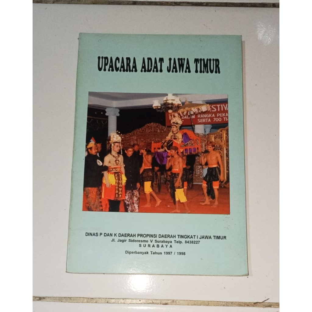 Buku Upacara Adat Jawa Timur Original