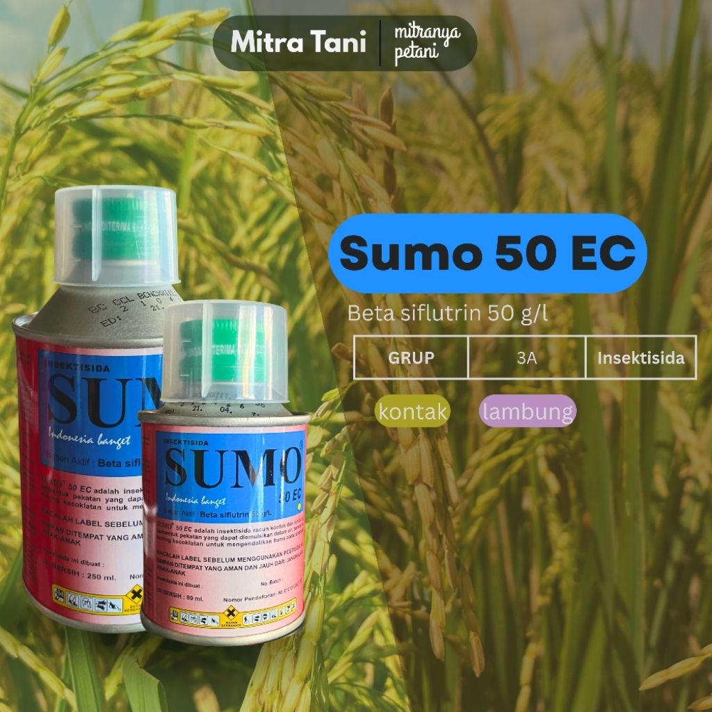 [Insektisida] SUMO 50 EC - Obat Yuyu/Cuyu Sawah