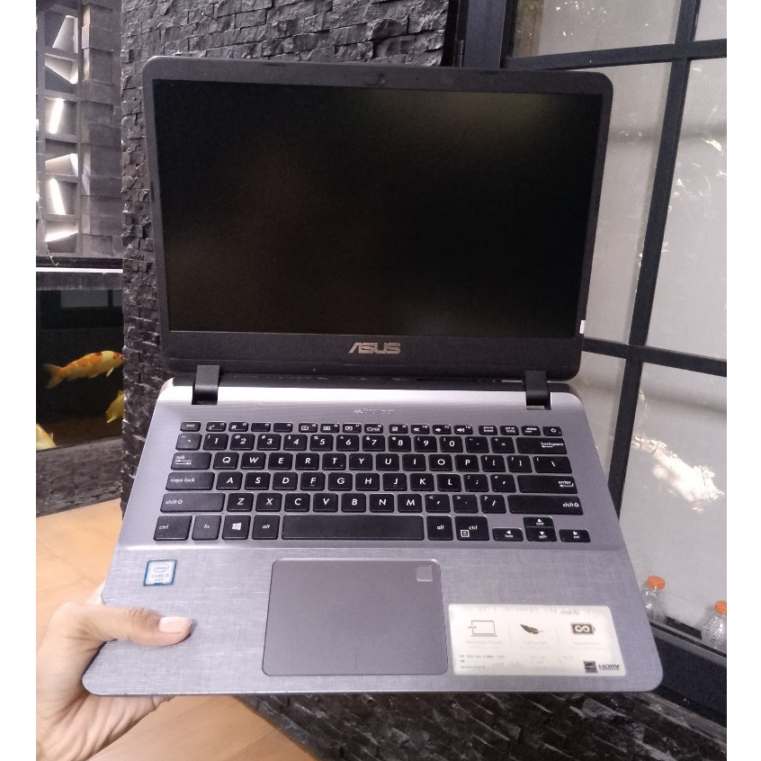 Laptop Asus X407UA Intel Core i3-6006U Ram 4Gb Hdd 1Tb Siap Pakai