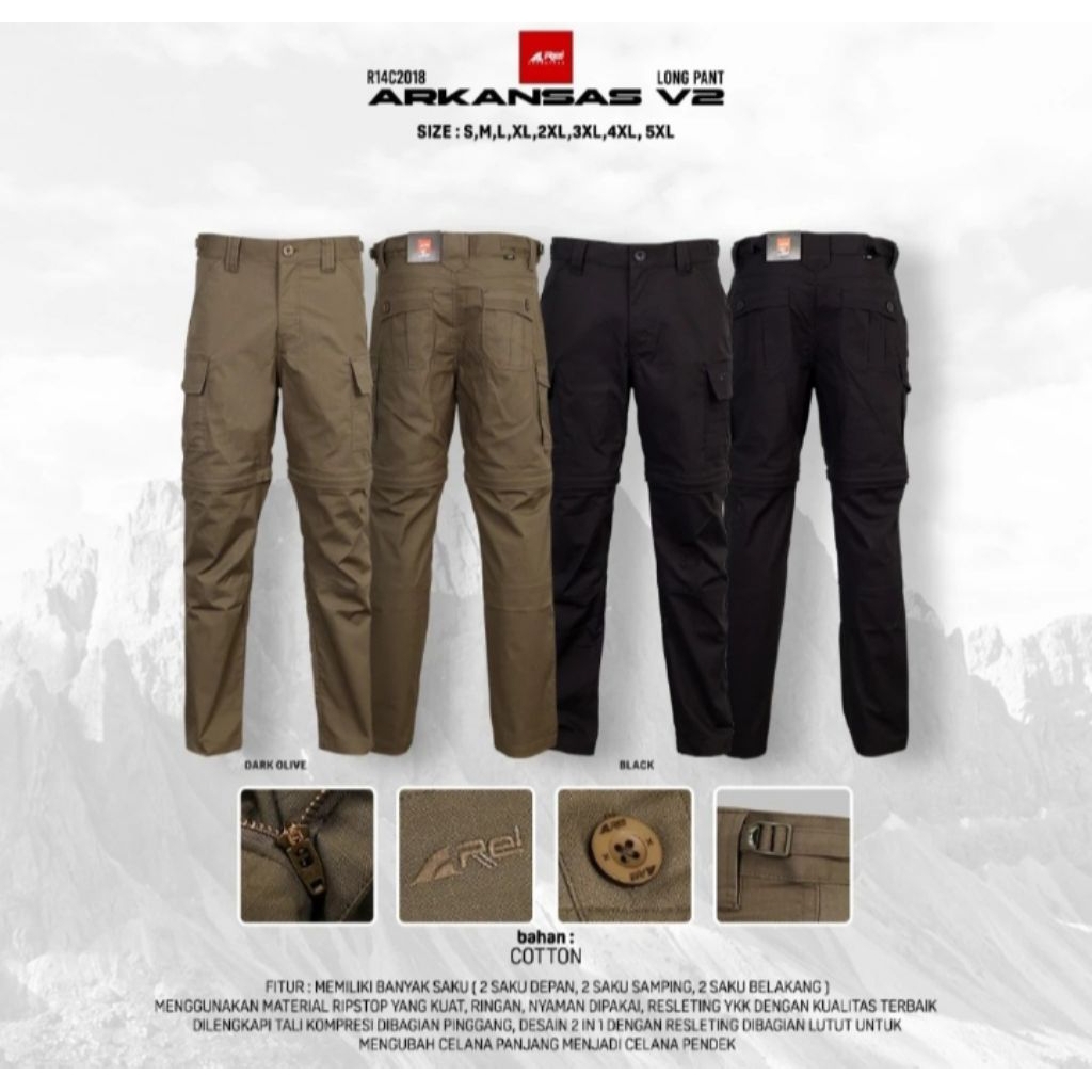 CELANA CARGO PANJANG REI PDL ARKANSAS V2