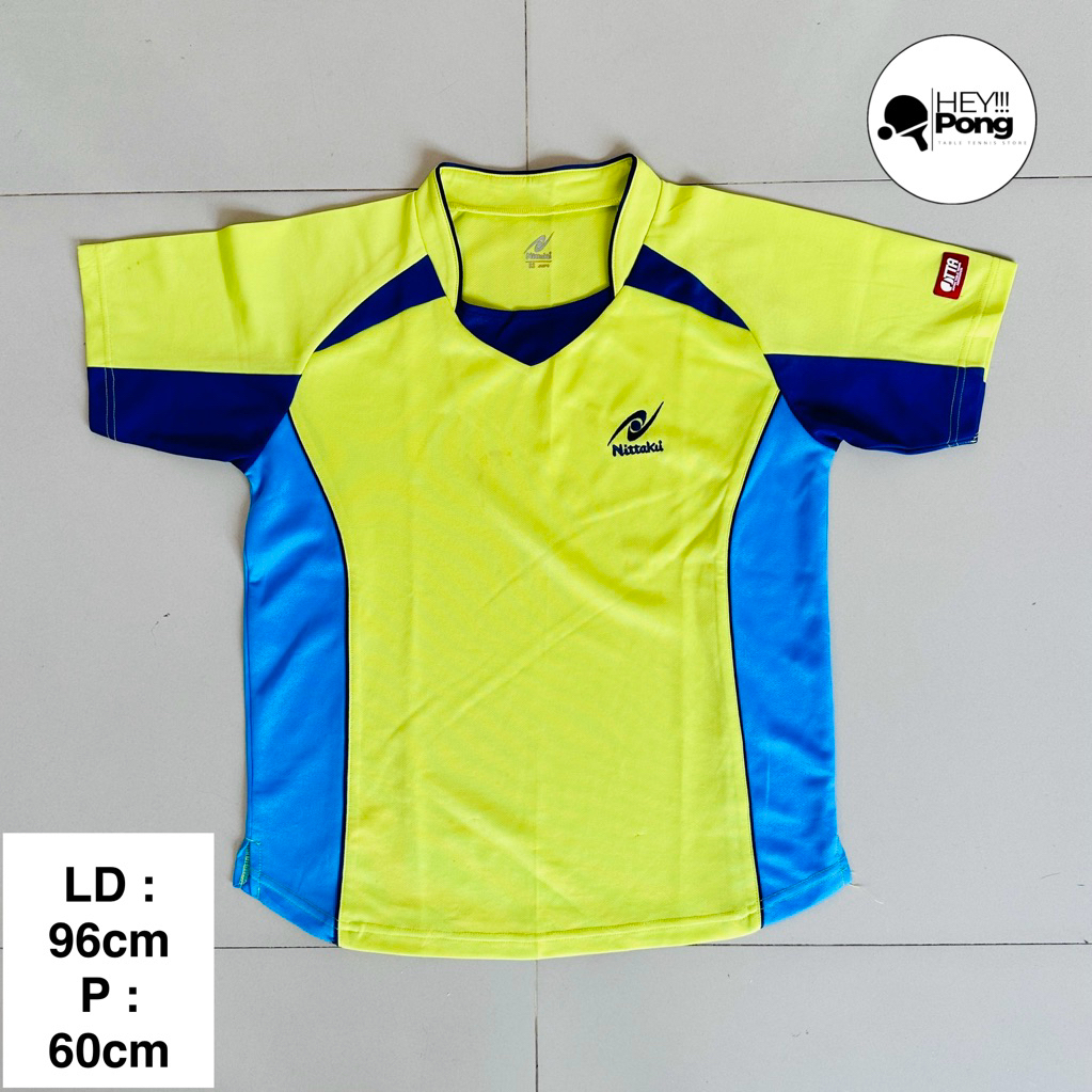 Jersey Tenis Meja Nittaku Original/ LD 96 cm/ Panjang 60 cm