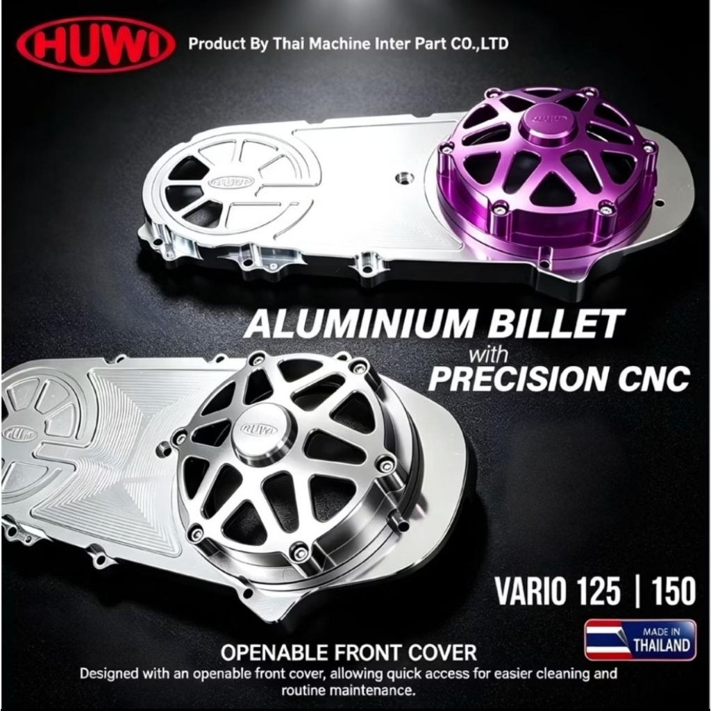 BLOCK CVT BAK CVT HUWI ORIGINAL VARIO 125/150 OLD NEW BAK COVER CVT BILLET VARIO 125 VARIO 150