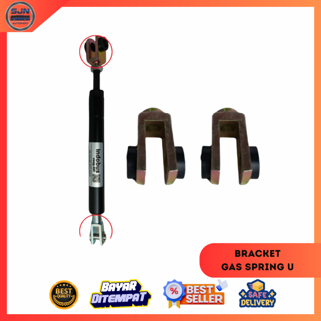 BRACKET U GAS SPRING/BRACKET STABILUS JOK