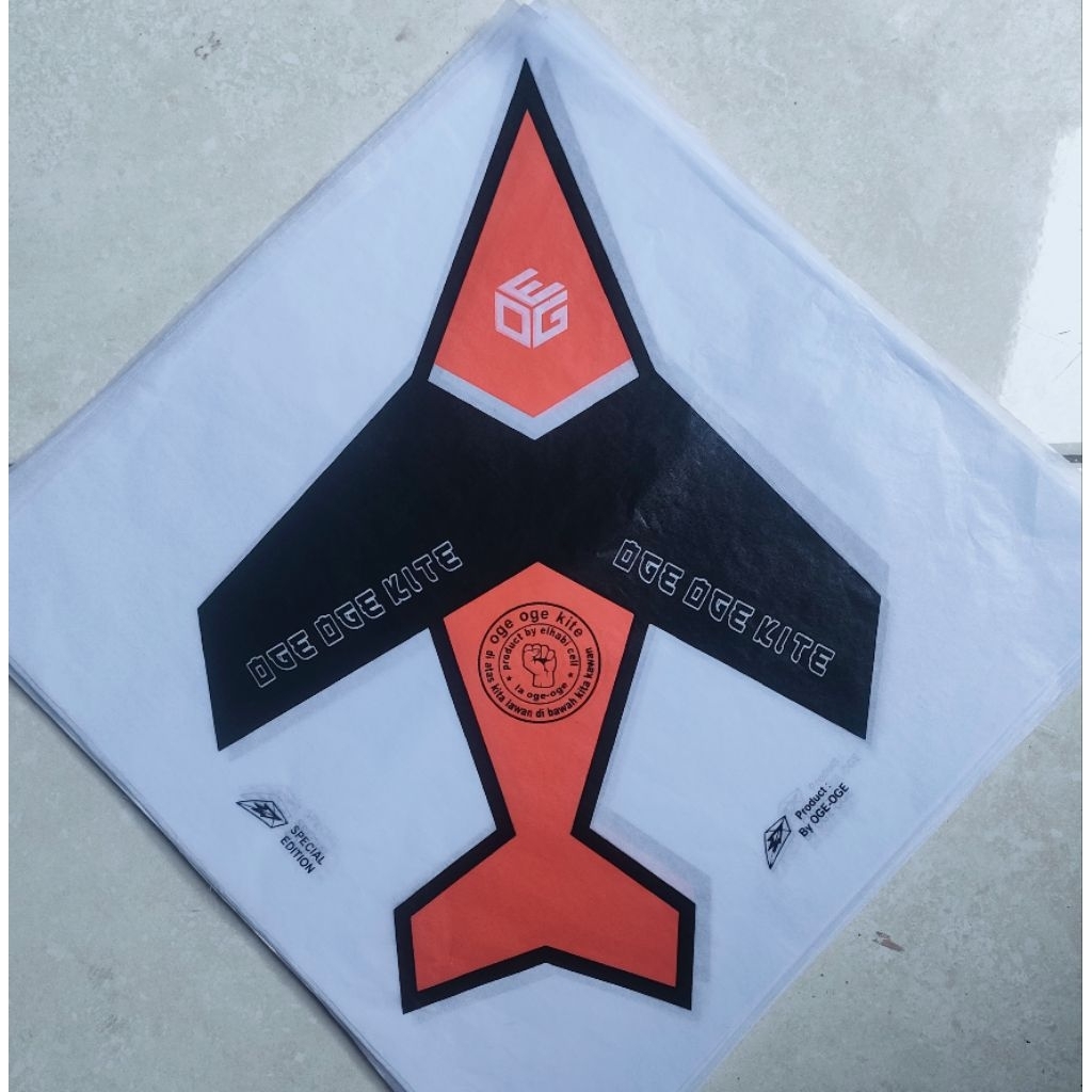 KERTAS LAYANG LAYANG SABLON 2 WARNA bukan layangan hanya kertas harga /50-100pcs