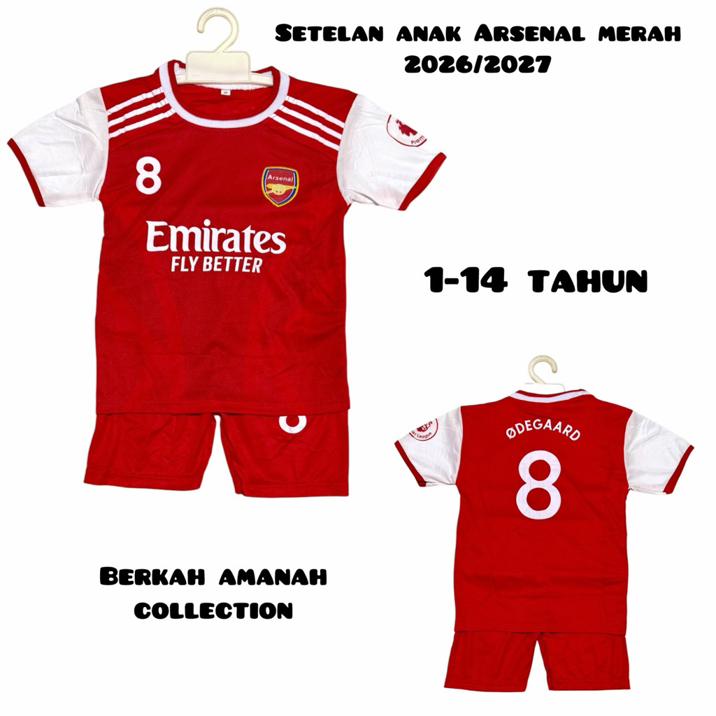 setelan baju bola anak/ baju bola anak/ kaos setelan baju bola anak
