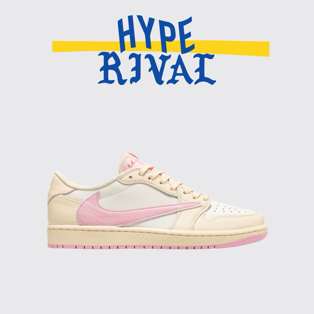 Nike Air Jordan 1 Low x Travis Scott Shy Pink (100% Original)