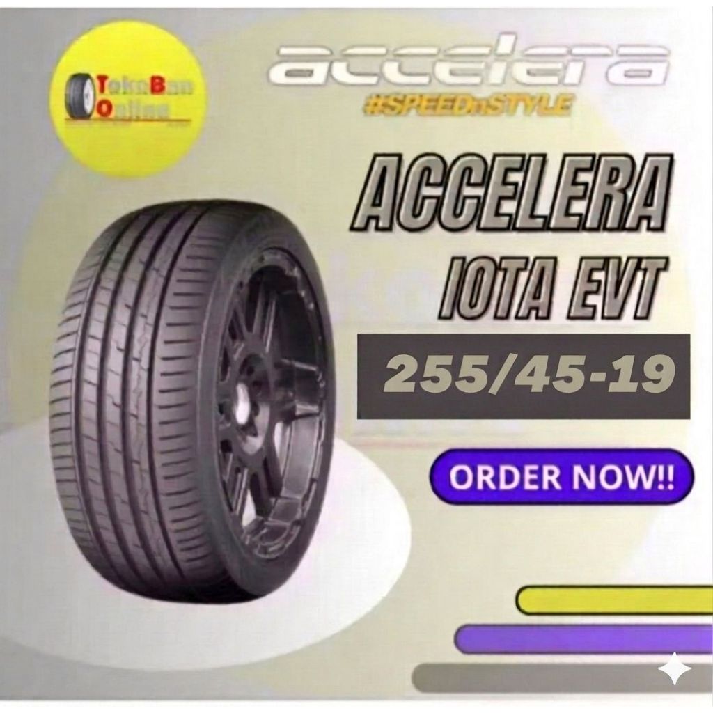 Ban Accelera 255/45 R19 255/45R19 25545R19 25545 R19 255/45/19 R19 R 19 IOTA EVT