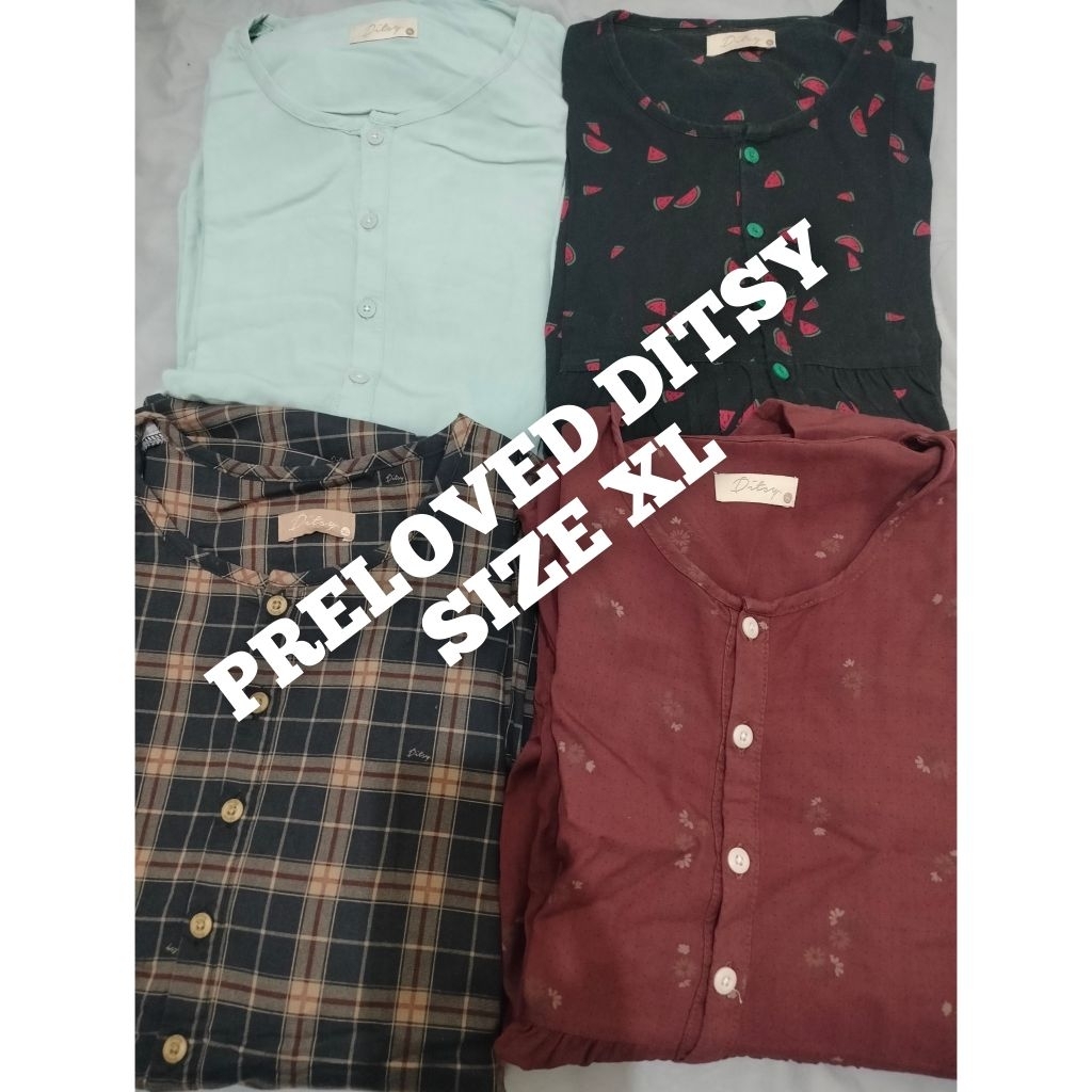 PRELOVED DITSY size  XL
