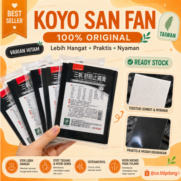 READY Koyo San Fan Hitam Otot (Limited Edition)