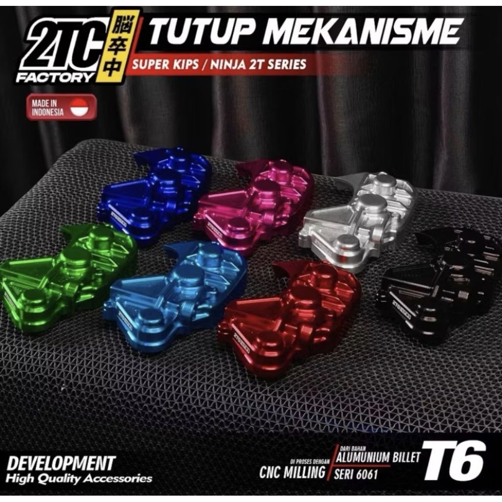 tutup cover mekanisme super kips atas ninja 150 R SS RR