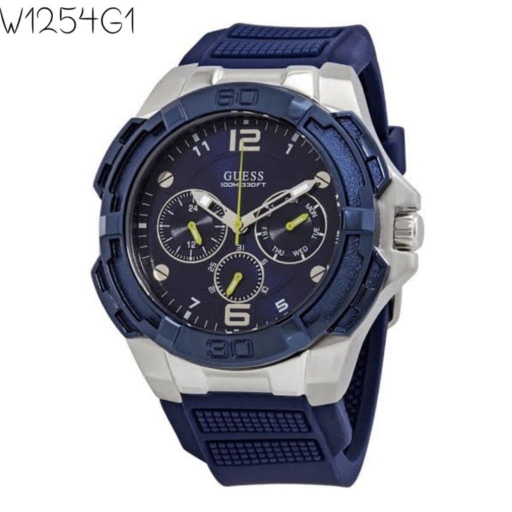 Guess W1254G1 Blue Cowok