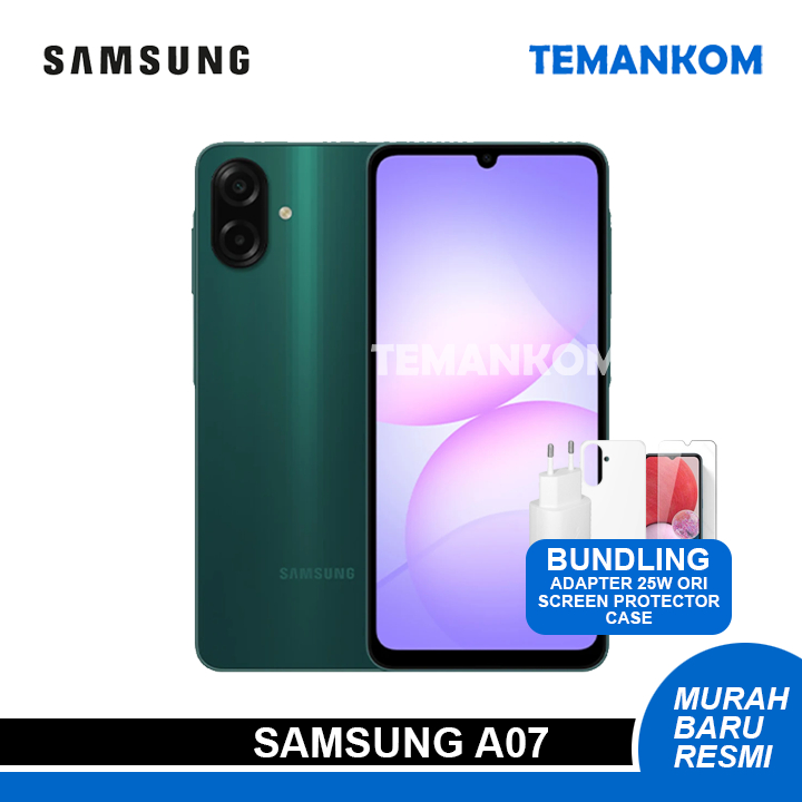 Samsung A07 12GB RAM Baru Murah 6+6 Extend ram 6/128 6GB 128GB Garansi RESMI SEIN