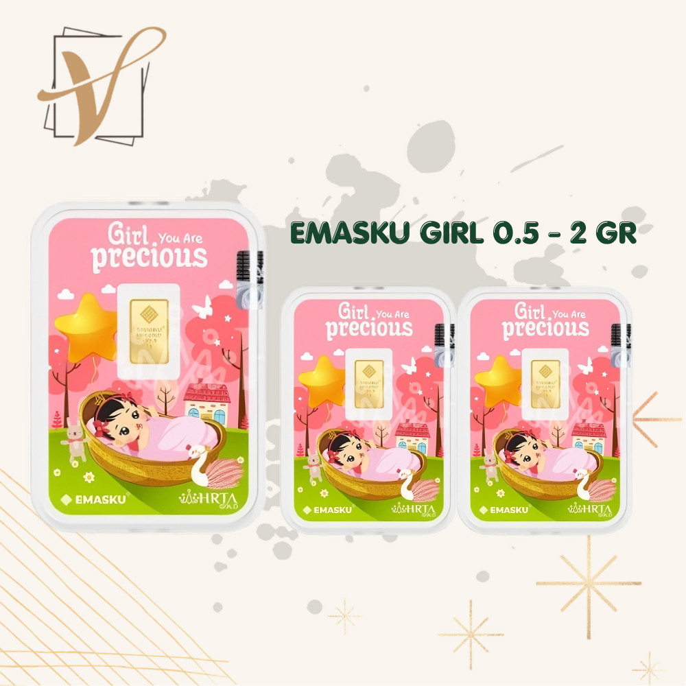 Logam Mulia Emasku Born Girl 0.5 - 2 Gram