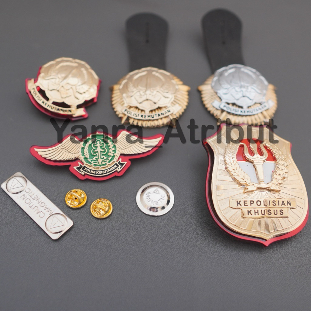 Pin Wing Polhut / Kewenangan Polisi Kehutanan / Tanjab Polhut / kewenangan polsus Premium Terbaru