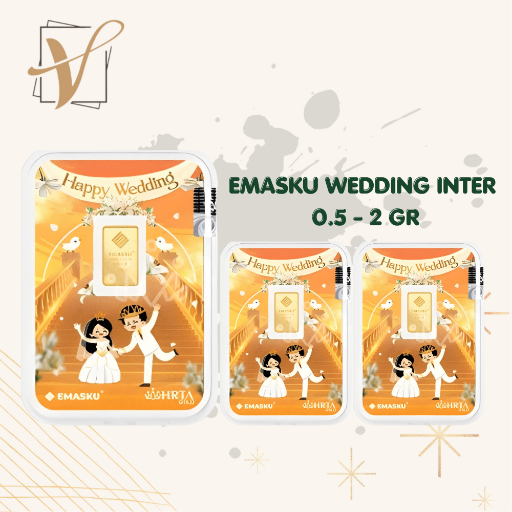Logam Mulia Emasku Happy Wedding 0.5 - 2 Gram
