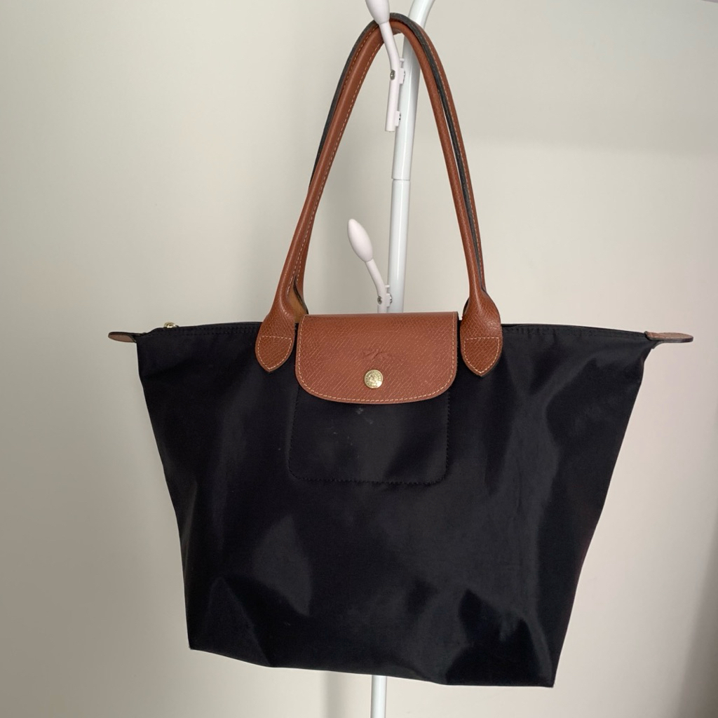 Longchamp Le Pliage Medium Tote Bag Black