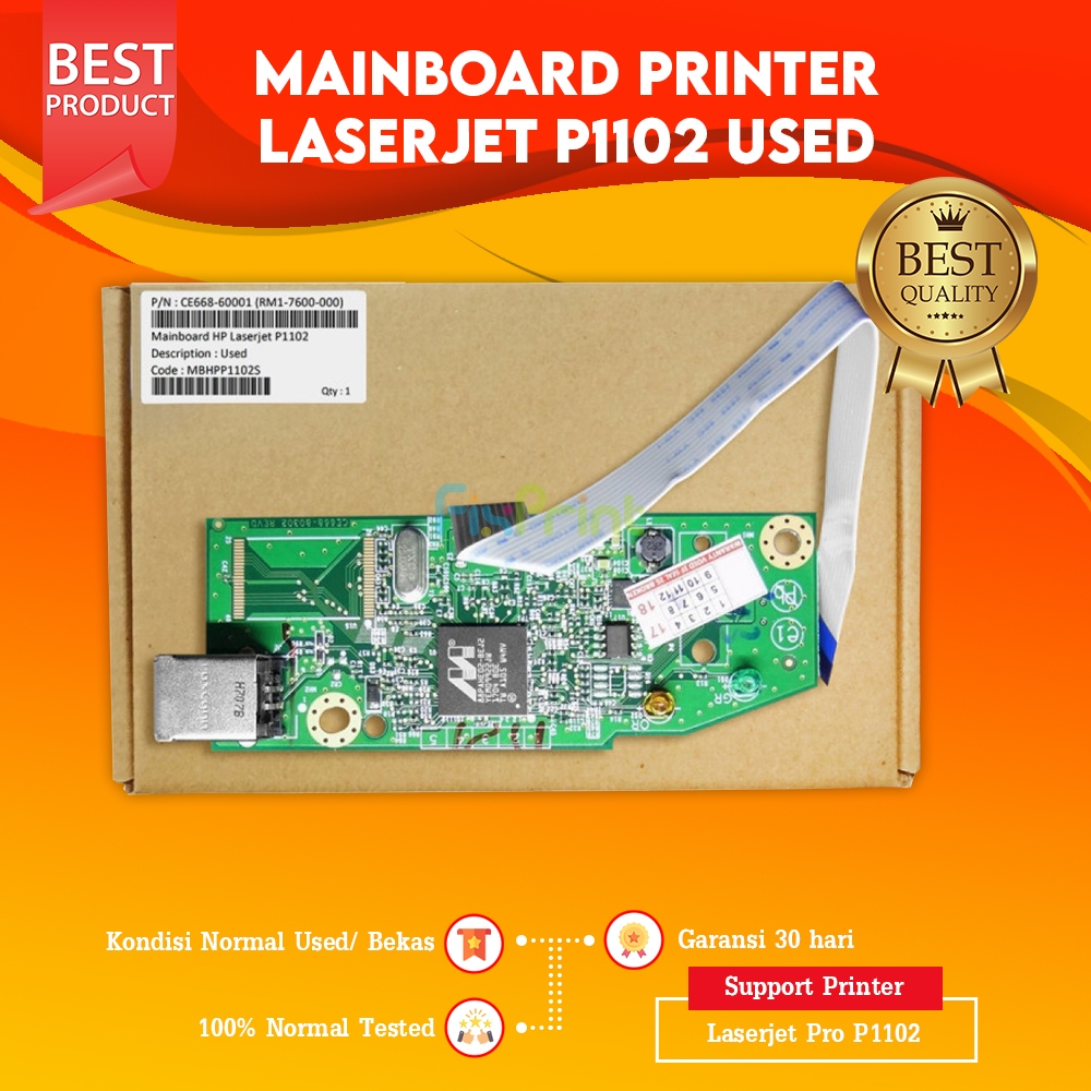 Mainboard Printer HP P1102 Motherboard Laserjet P1102 Board Printer HP P1102 Bekas