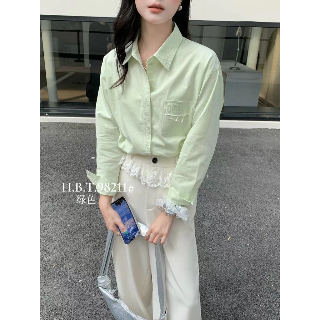 98211 hbt minmin / kemeja softjeans / kemeja hbt / hbt ori / kemeja wanita / kemeja kasual / kemeja 