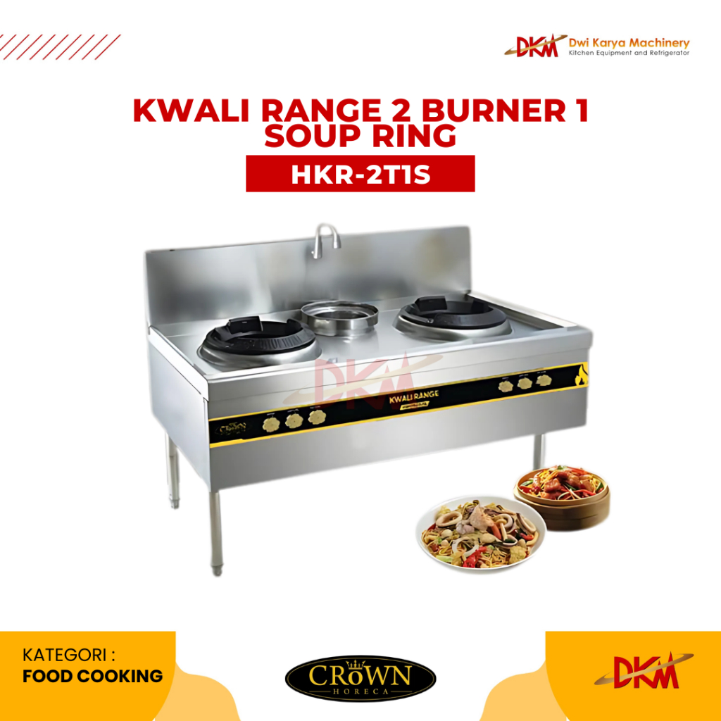 CROWN Kwali Range 2 Tungku 1 Soupring High Pressure HKR-2T1S /HKR 2T1S
