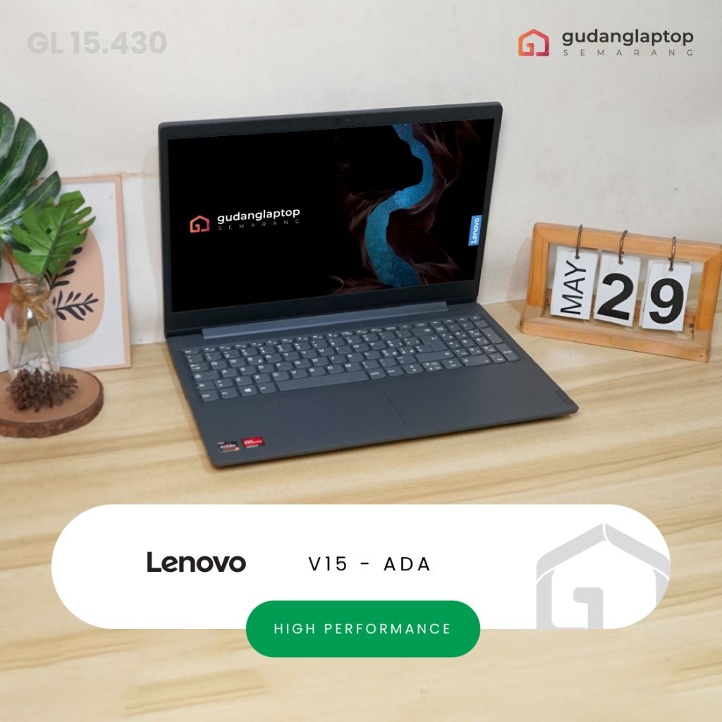 LENOVO V15 - ADA AMD Ryzen 5 - 3500U 8/256 WebCam, WiFi, Bluetooth, NumPad | GL15430