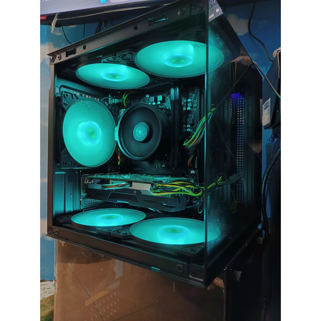 pc gaming ryzen 5 5500 ft rx 580