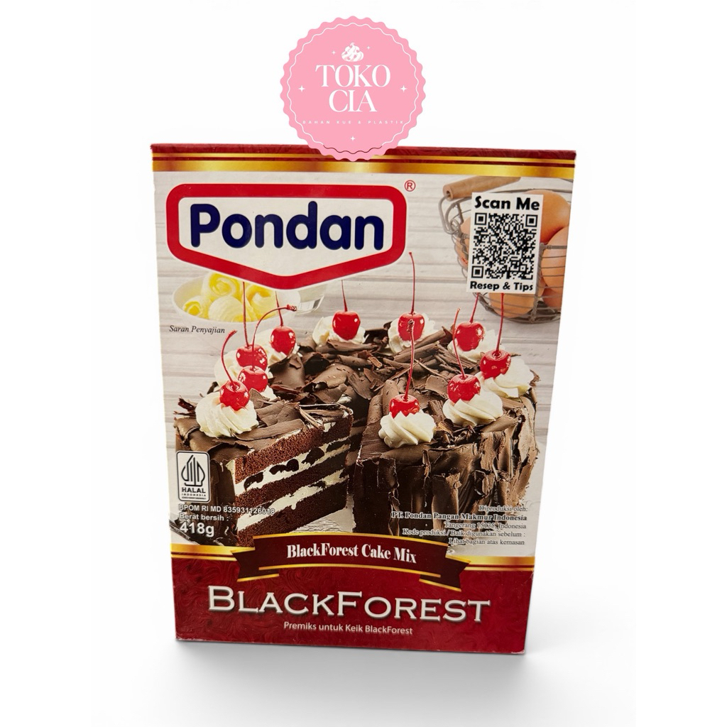 Pondan BlackForest Cake Mix 418gr