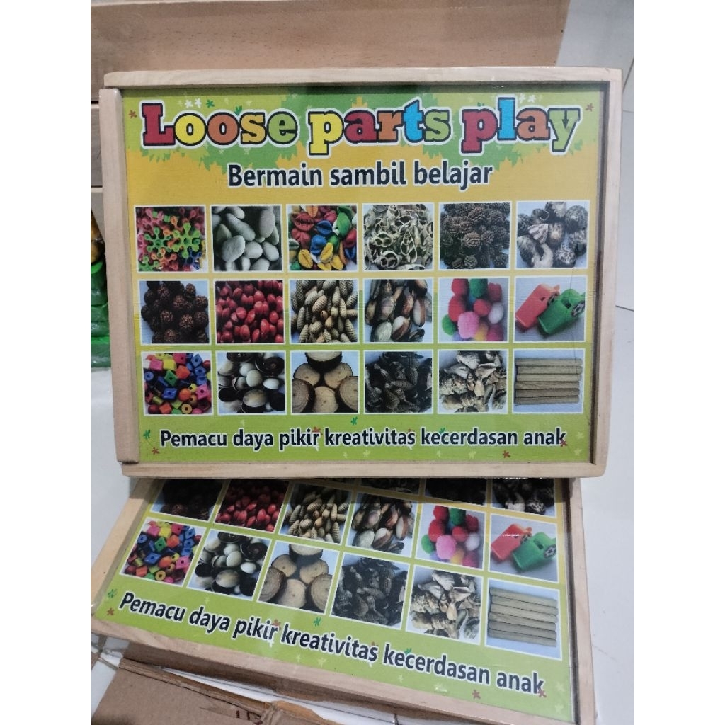 Loose parts play/loose parts isi 18 jenis