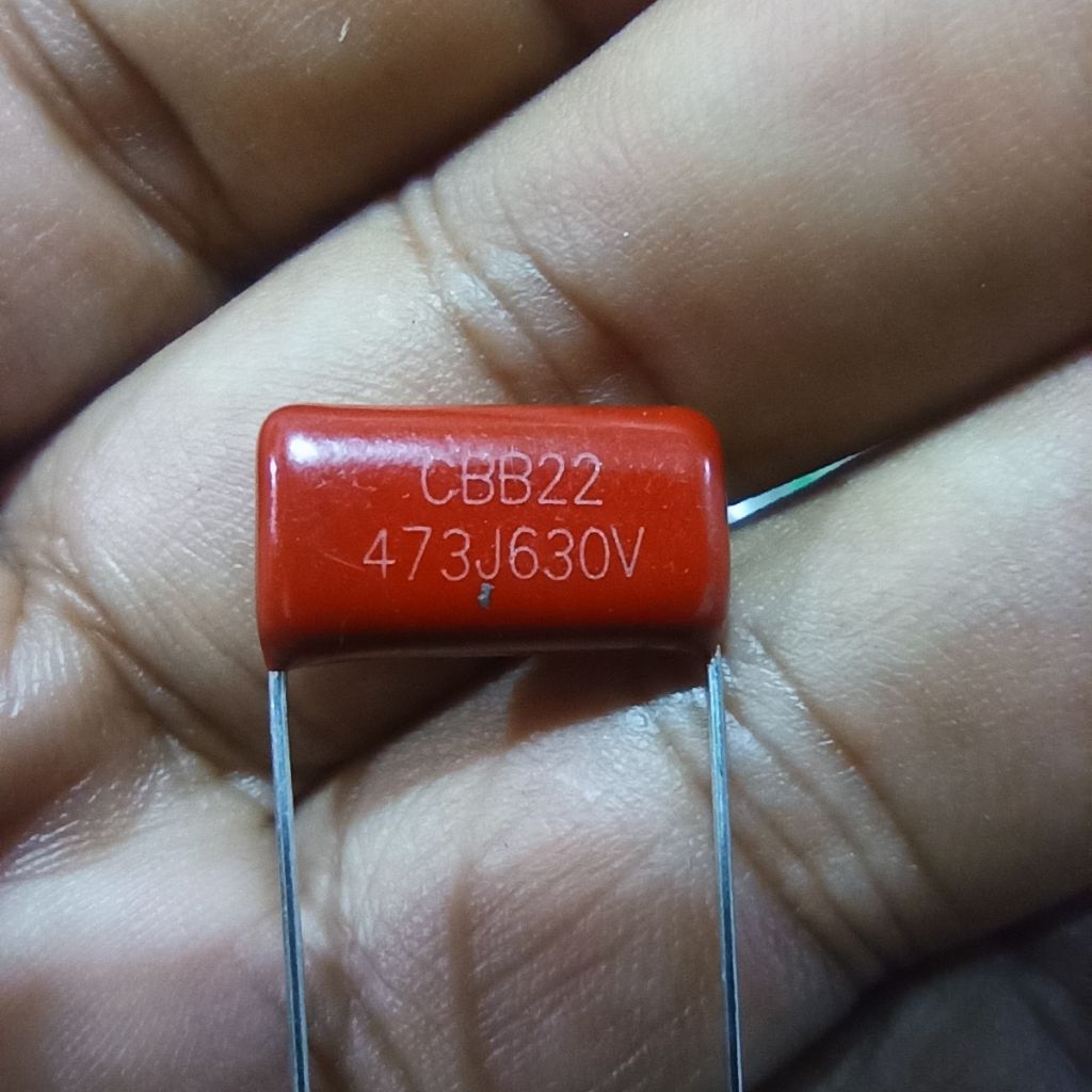 Capacitor Red Drop 47nF 473 0.047 630V Tone Gitar / Bass model Gibson, Tele, Jazz Bass, Kapasitor Im