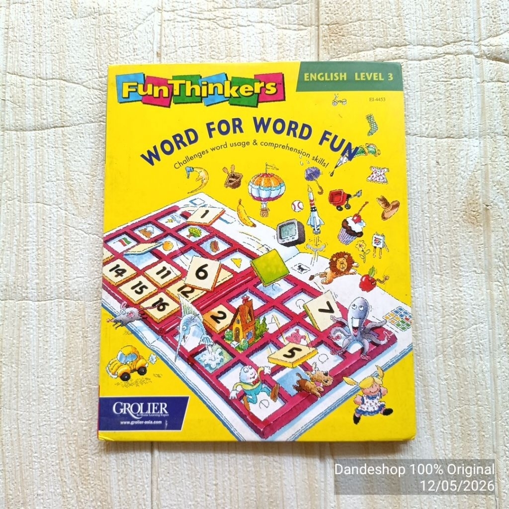Grolier Fun Thinkers - WORD FOR WORD FUN english level 3 - Buku Anak Bahasa Inggris Funthinkers Beka