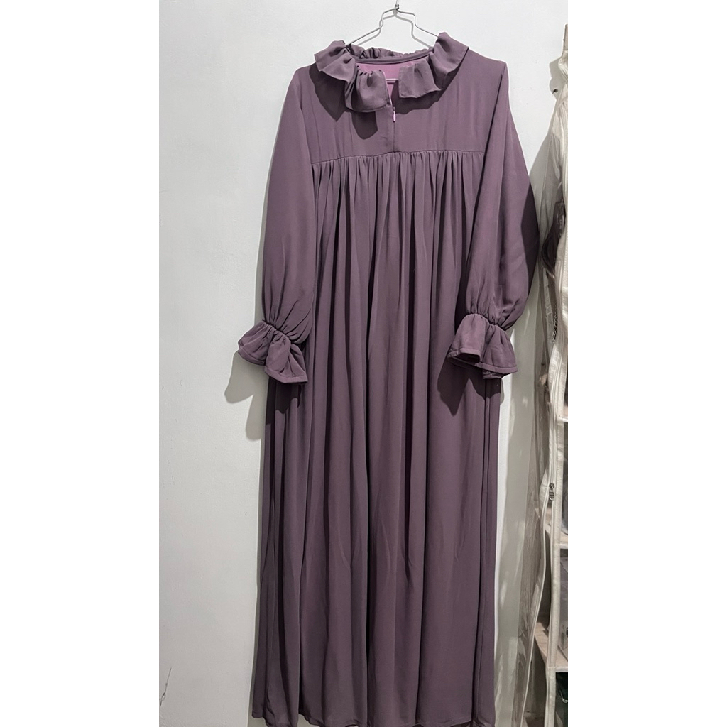 Preloved Dress warna mauve