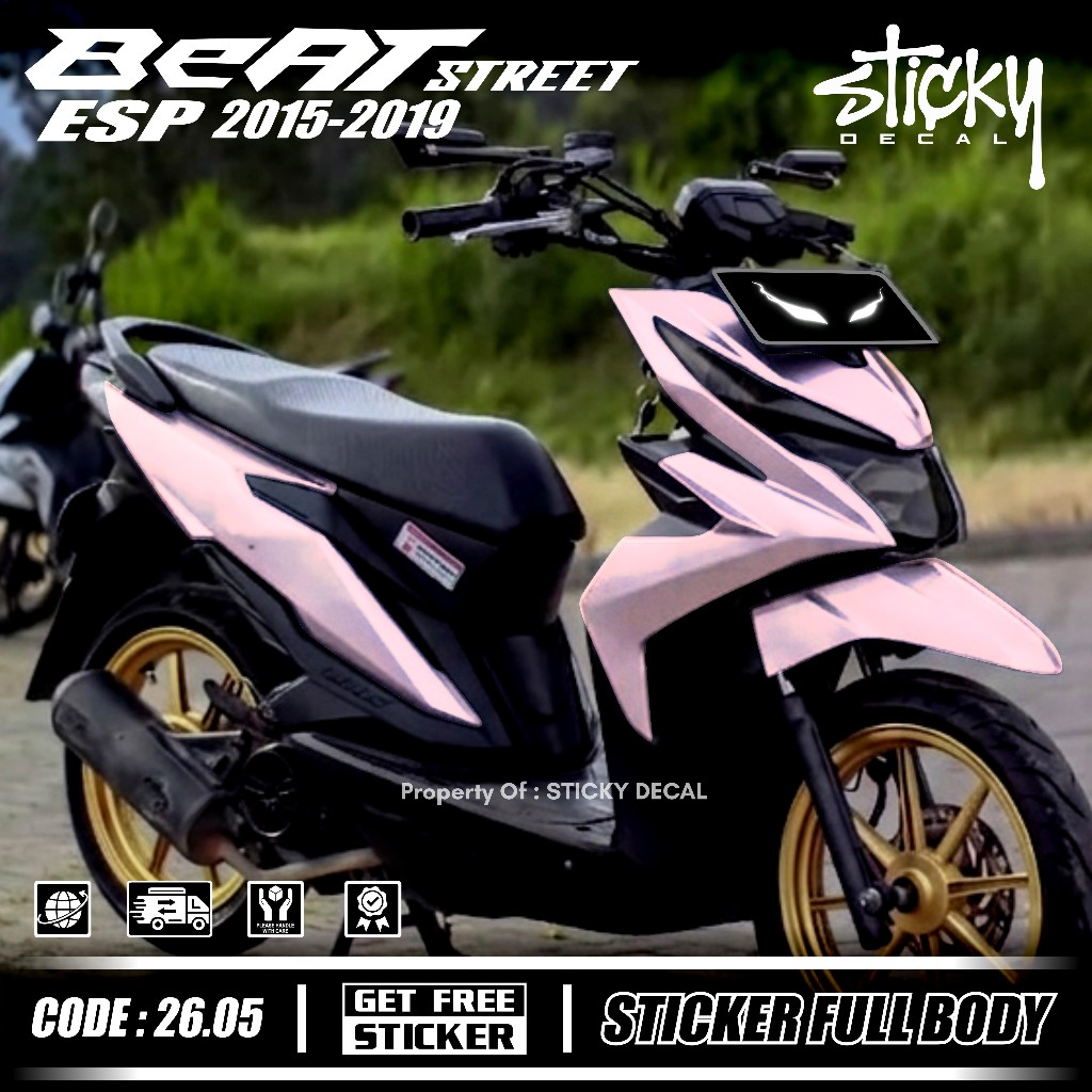 Terbaru Decal Sticker Full Body Beat Esp Beat Street Tahun 2016 2017 2018 2019 Sticker Beat Esp Stre