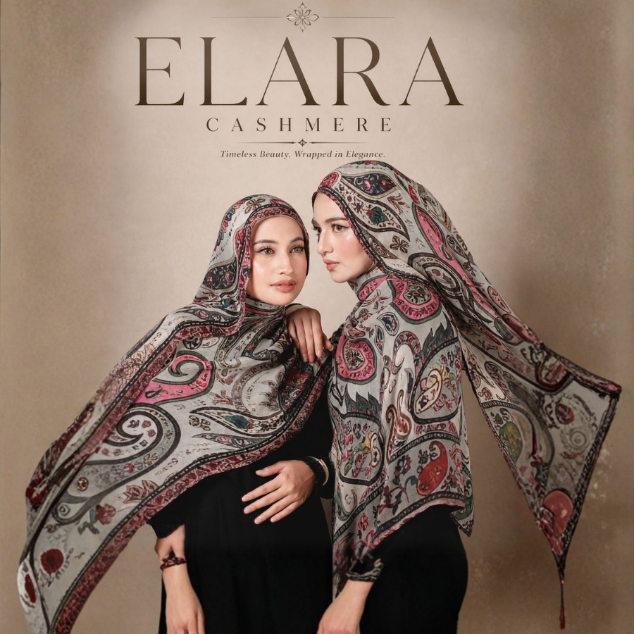 HV- PASHMINA VISCOSE  LUXURY PRINTED ELEGANT