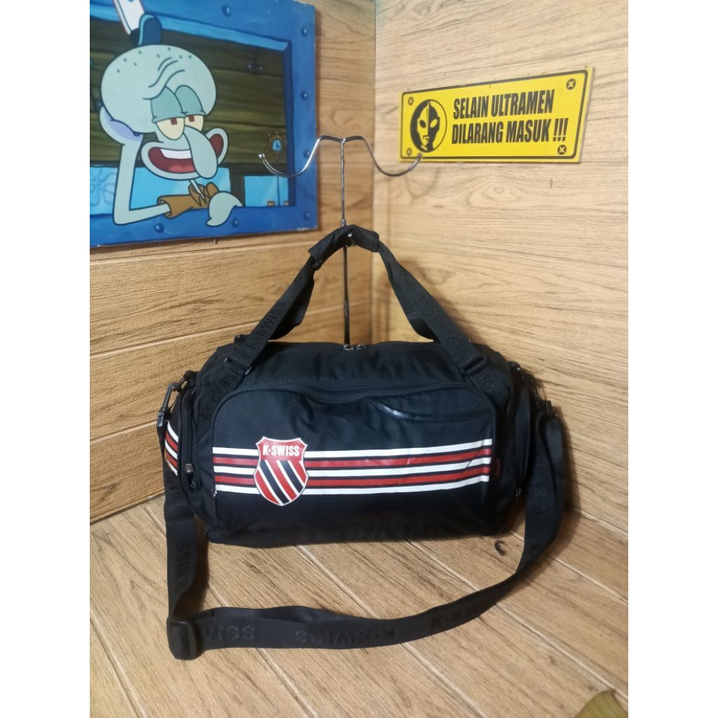 tas dufflebag travel bag gym olahraga K. swiss second original