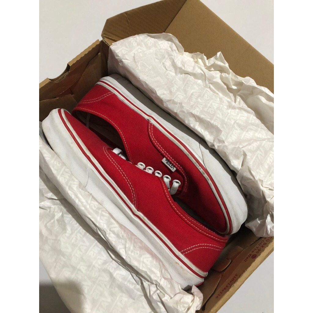 VANS AUTHENTIC RED