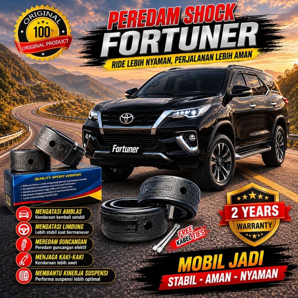 SPRING BUFFER FORTUNER PEREDAM MOBIL