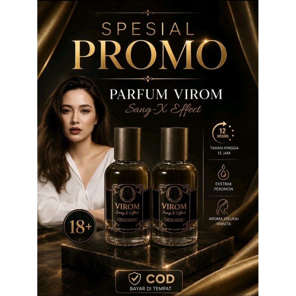 BUNDLING 2 PCS PARFUM VIROME SANG-X EFFECT PARFUM VIRAL NO 1 EDP PARFUM PRIA BEST SELLER (PARFUM PEM