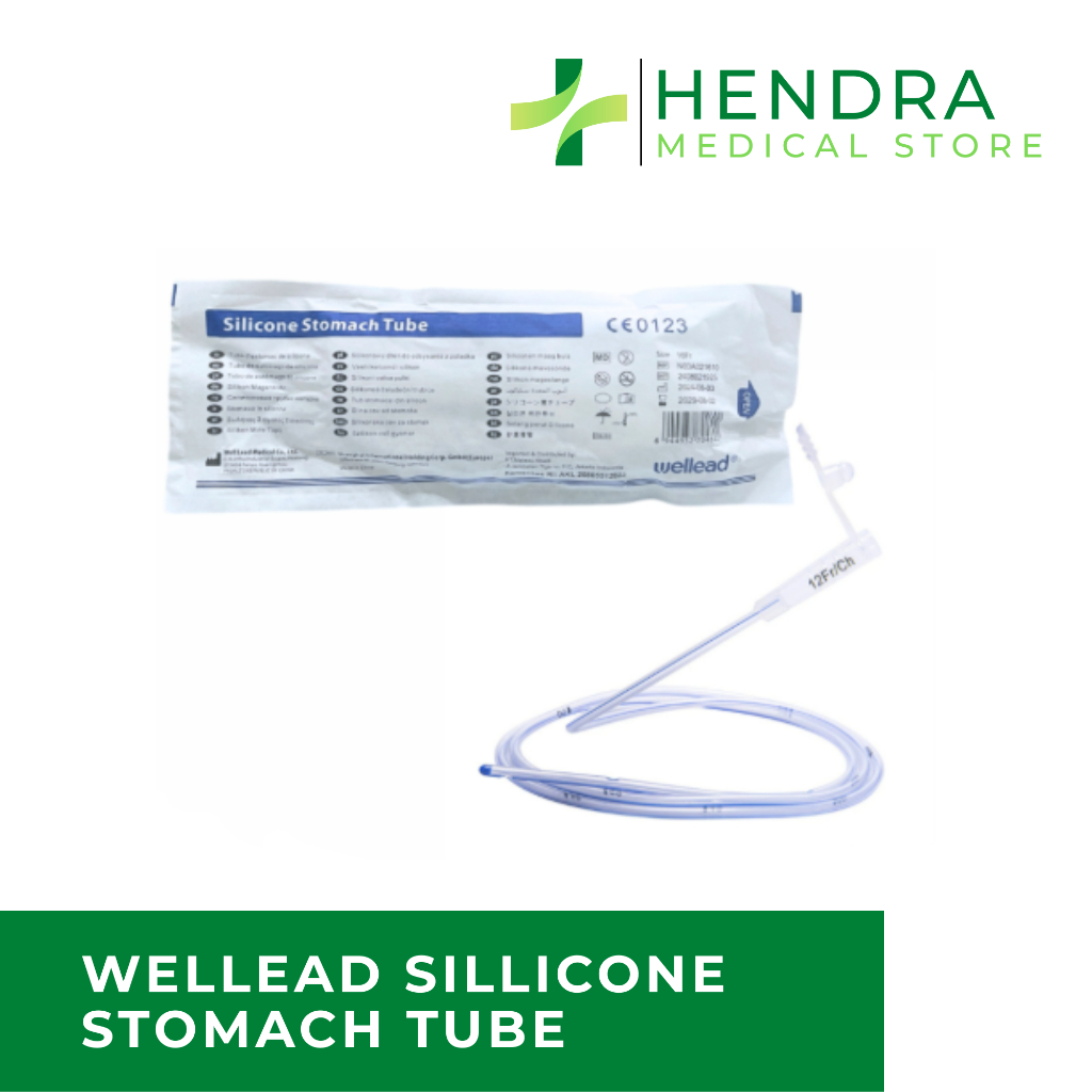 Well Lead NGT Sillicone Stomach Tube | NGT Silikon | Selang Makan | Ukuran 16