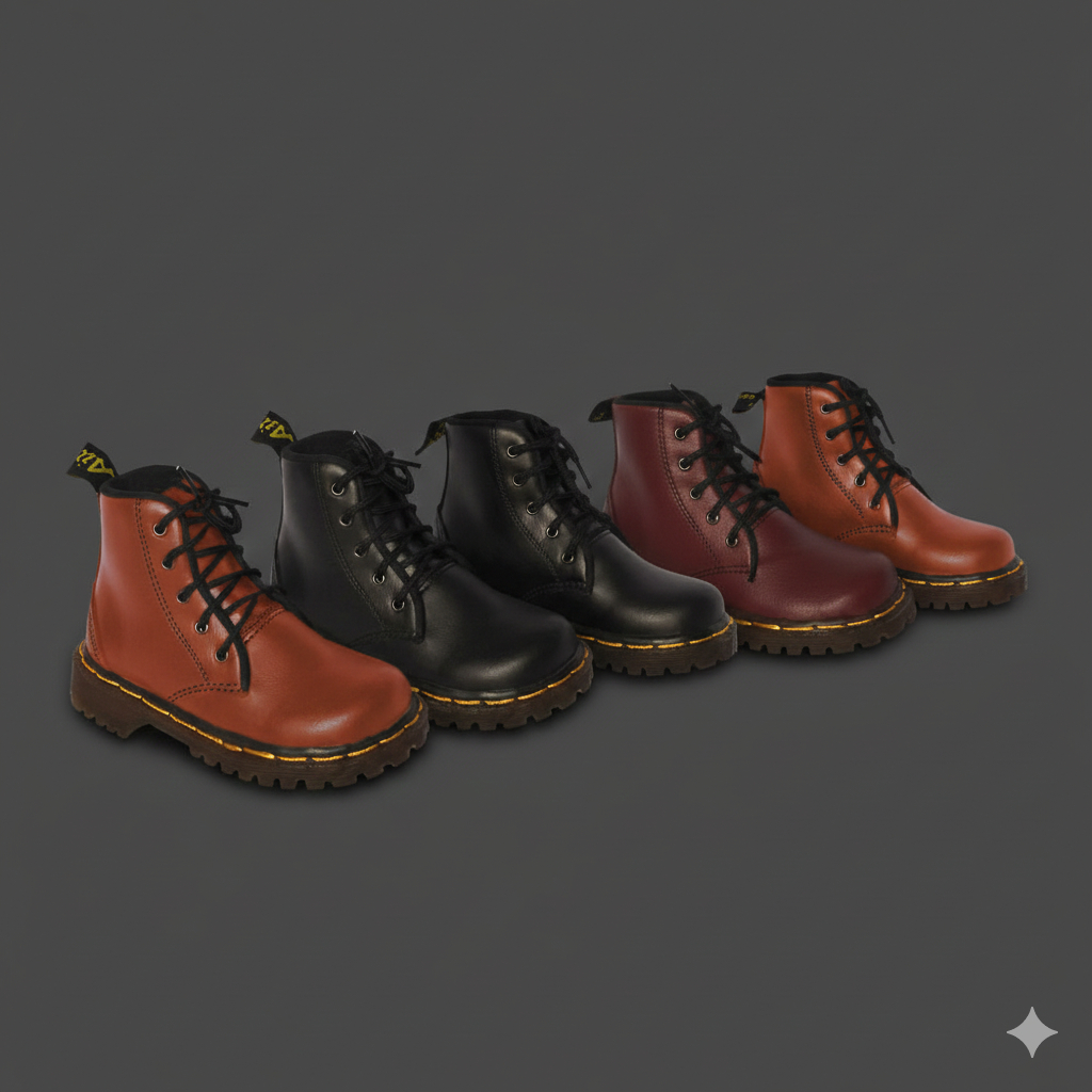 Sepatu Boots Anak Dr. Martens Hitam kids