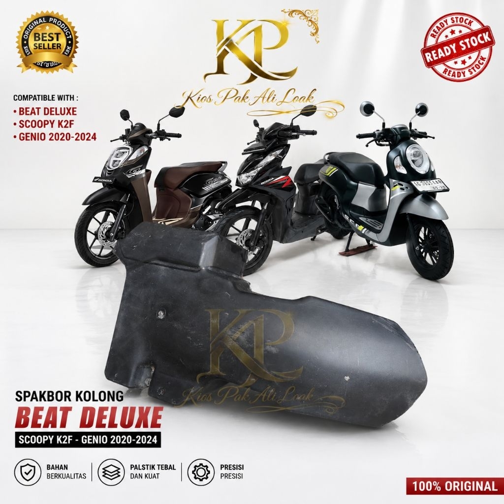 Original Sepakbor Kolong Beat Deluxe Copotan Motor | Cocok Genio 2020-2024 & Scoopy K2F | Bekas Berk