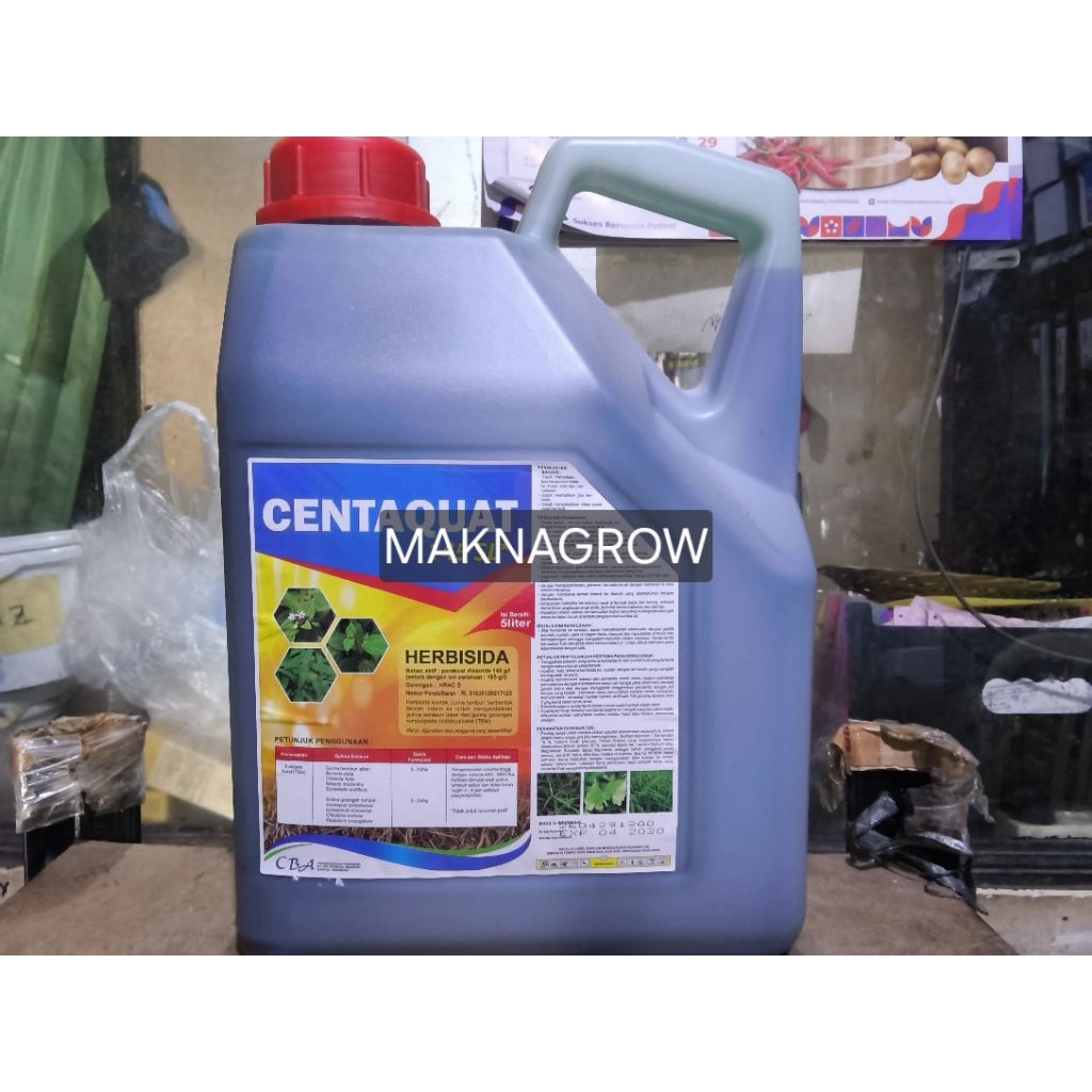 Herbisida kontak CENTAQUAT 145 SL Racun rumput 5 liter