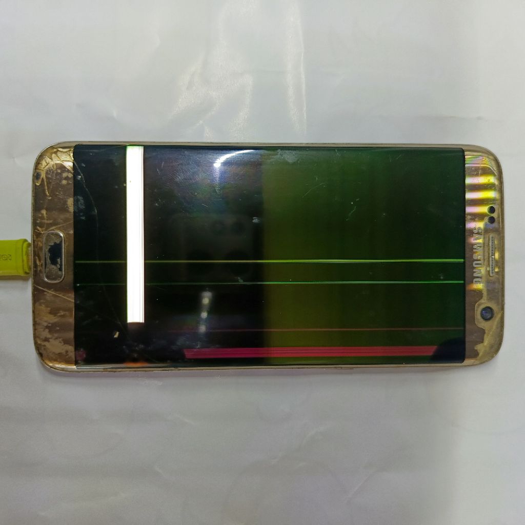 Mesin samsung s7 edge mesin normal minus lcd