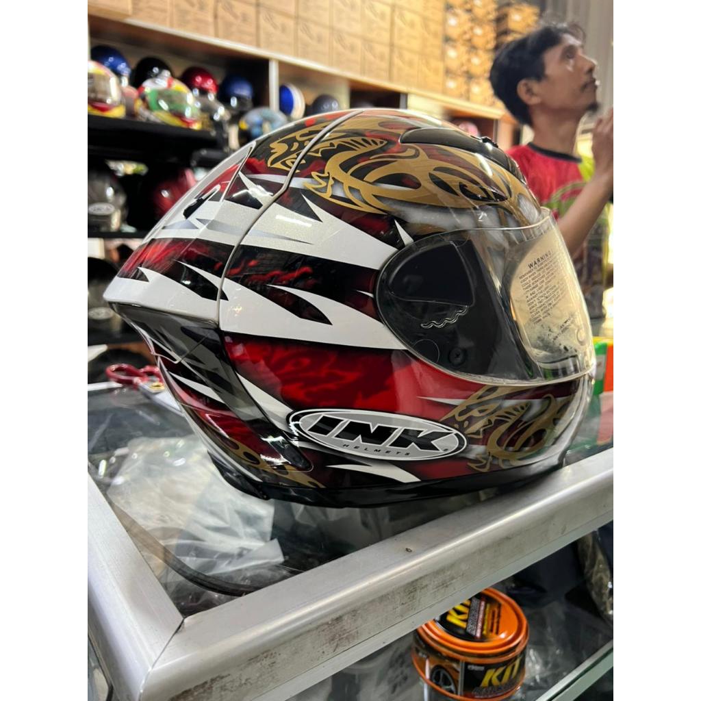 OBRAL HELM INK FULLFACE FUSION MOTIF LIMITED EDITION (HELM FULLFACE UKURAN BESAR)
