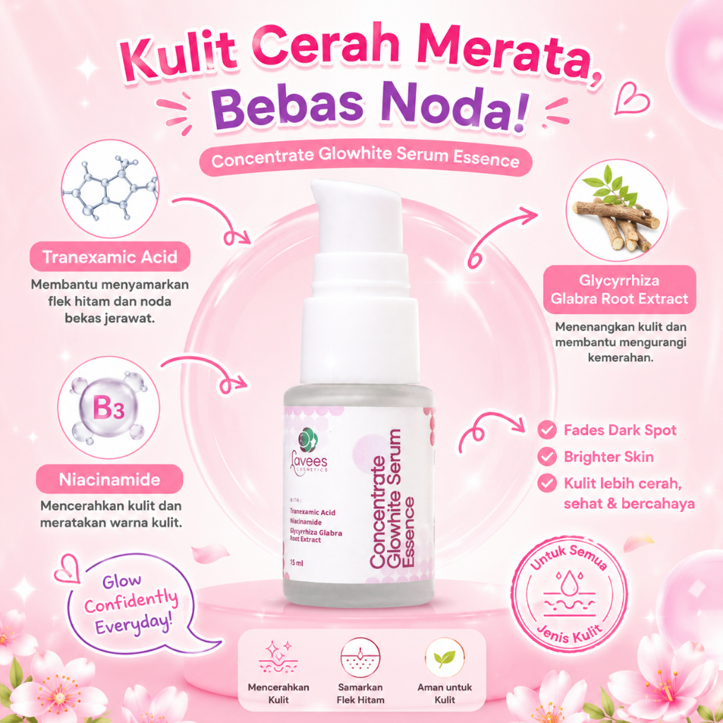 Serum Flek Lavees Concentrate Glowhite Serum Essence