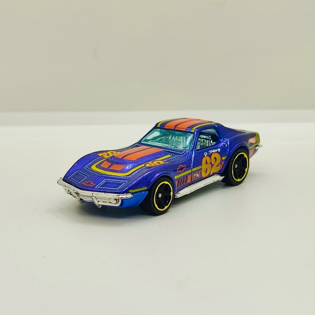 LOOSE Diecast Hot Wheels '69 CORVETTE TREASURE HUNTS '12 5/15 Mainan Anak Mobilan Murah Lelang Hotwh