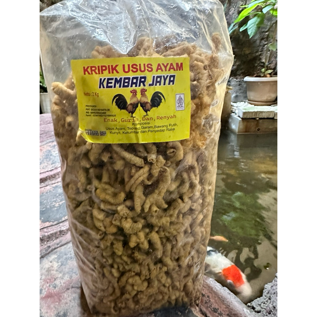 keripik usus ayam gurih renyah enak 1kg