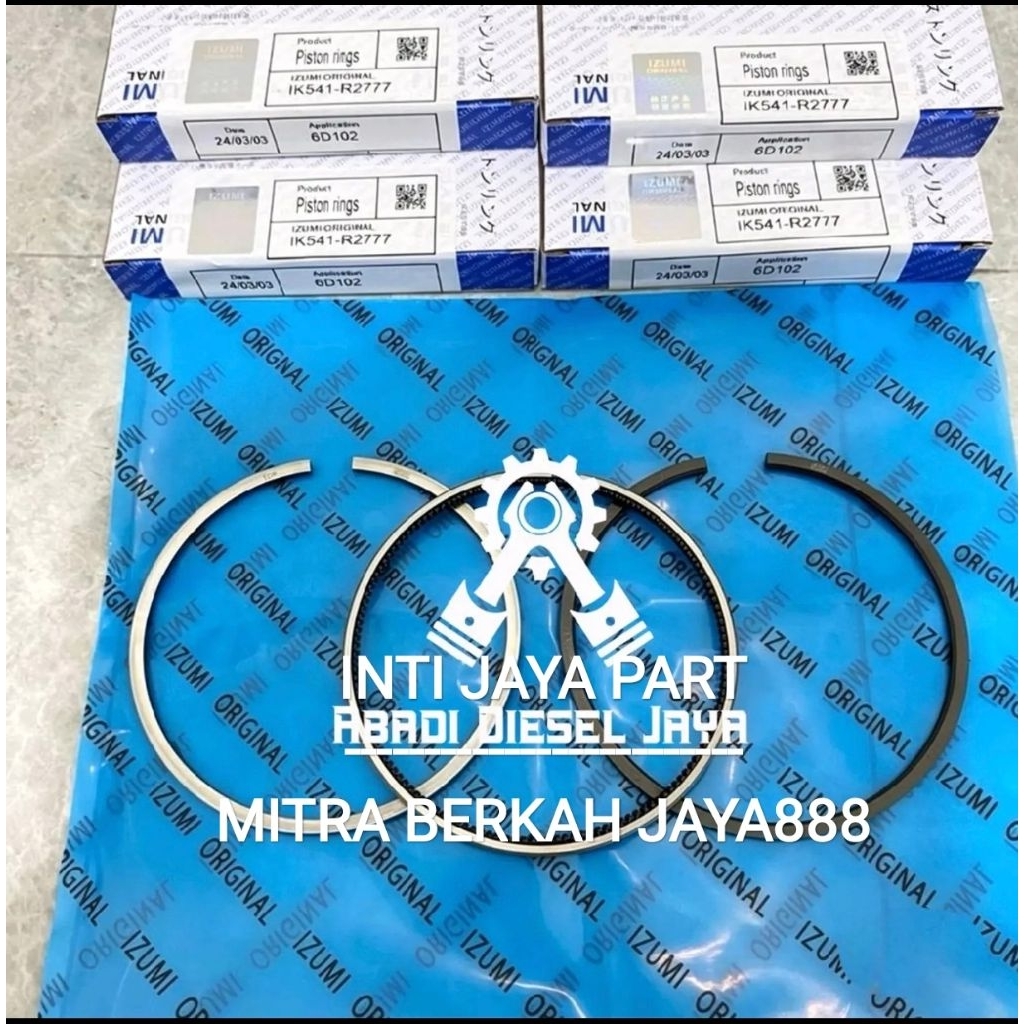 RING PISTON PC200-7 6D102 ORIGINAL IZUMI