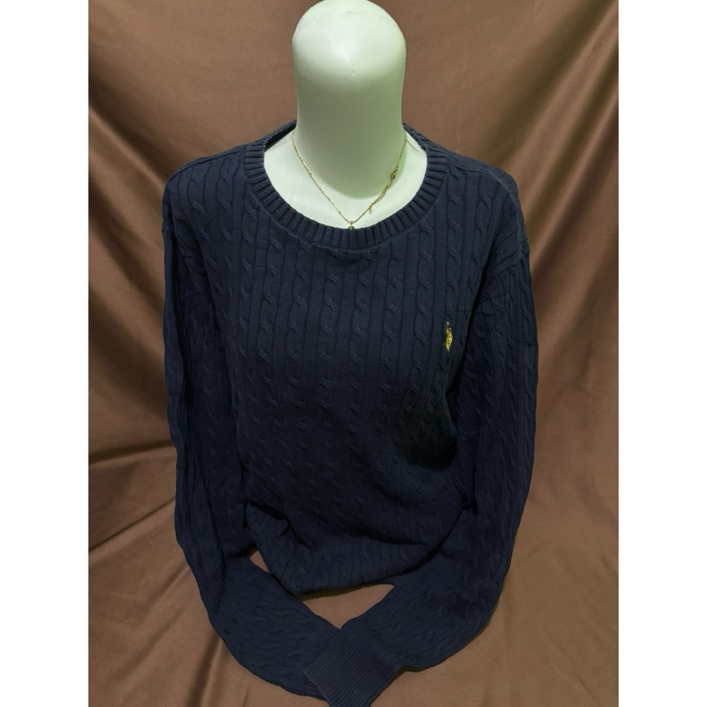Knit Cable Polo Uspa