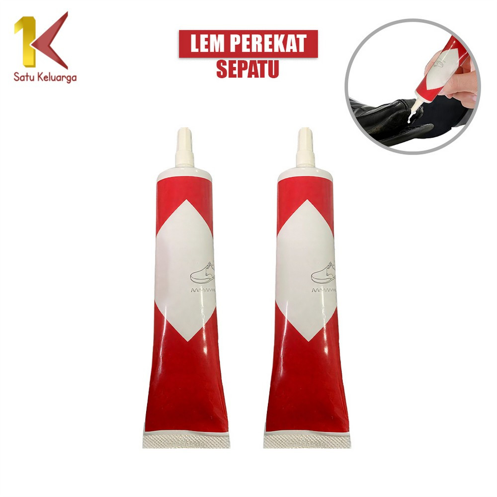 Satu Keluarga Lem Sepatu Transparan Tahan Air 60ML Serbaguna C799 Waterproof Shoe Glue Hanjiao Lem S