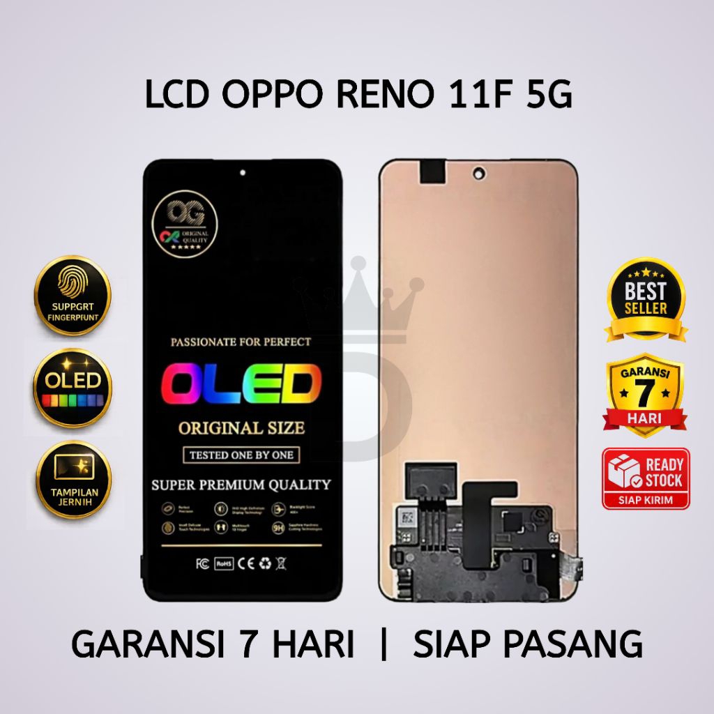 LCD TOUCHSCREEN OPPO RENO 11F 5G OLED FINGERPRINT FULLSET