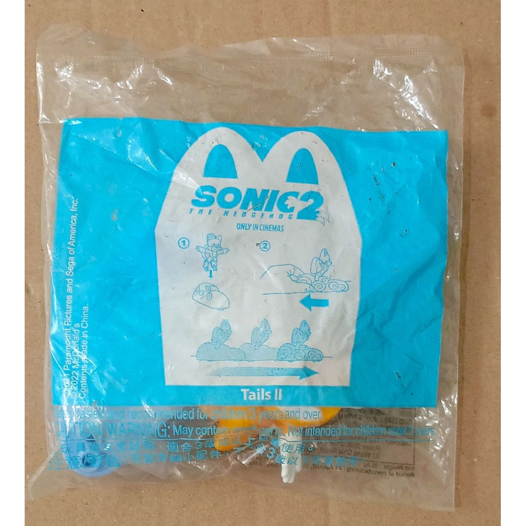 McDonald Happy Meal Toy Sonic The Hedgehog 2 Tails 2